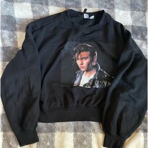 H&M crybaby cropped sweater